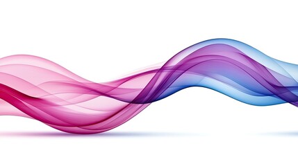 A watercolor design in shades of pink, purple, and blue, with smooth blending at the edges, creating ample space for text.