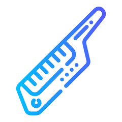 Fototapeta premium grand piano Line Gradient Icon
