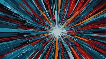 Fototapeta premium abstract background with rays