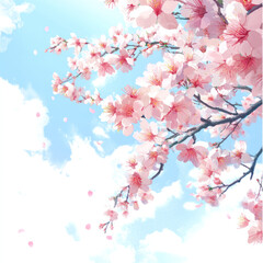 Naklejka premium cherry blossom
