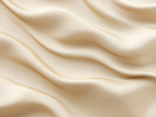 Luxurious Minimalist Background,Elegant Beige Satin Texture with Subtle Light Gradients,white abstract background,Color gradient,Abstract Beige, Elegant beige silk fabric with soft,waves              