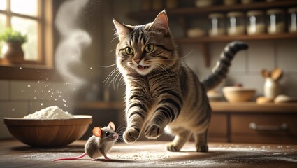 Image of cat Background Desktop 4K kitten 