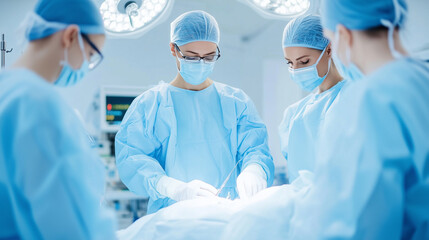 Surgical Team in Action 