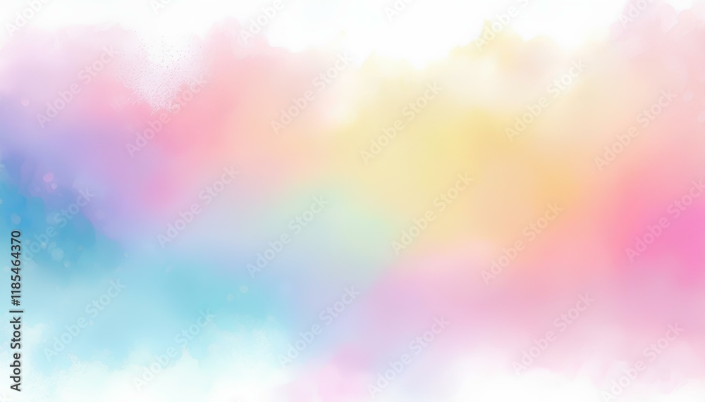 Poster abstract watercolor background. colorful pastel color on the white background with copy space. abstr
