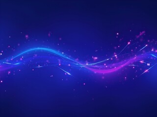 A futuristic abstract background featuring glowing neon lines and high-tech circuits in shades of blue and purple. The design conveys speed, innovation, and advanced digital technology with a sleek, 