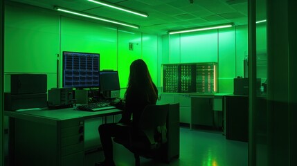 Alone in a Fluorescent Examination Room