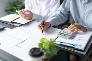 Business People Meeting Design Ideas professional investor working new start up project. Concept. business planning in office.