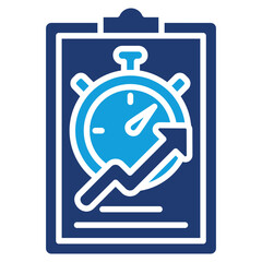 Time Tracking Icon Element For Design