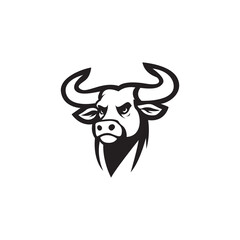 Bull head mascot.