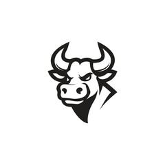 Bull head mascot.