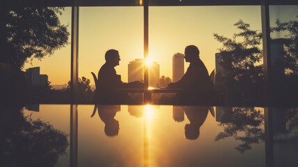 Financial Meeting with Elderly Couple and Advisor