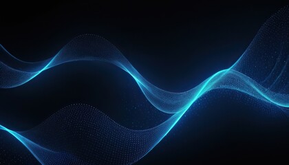 Blue wave abstract background image 18