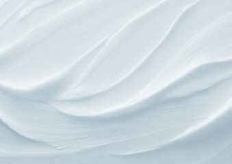 Obraz premium 水色のクリームの背景テクスチャ