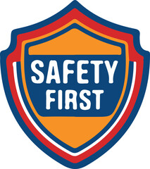 isolated safety first icon  Vector, safety first Silhouette, safety first icon set, safety first logo,safety first Vector illustration, Vector Graphic, EPS 10 , clip art work,