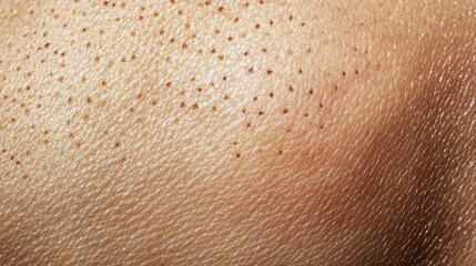 Fototapeta premium Close-Up of Woman's Skin Texture with Freckles - Detailed Macro Shot