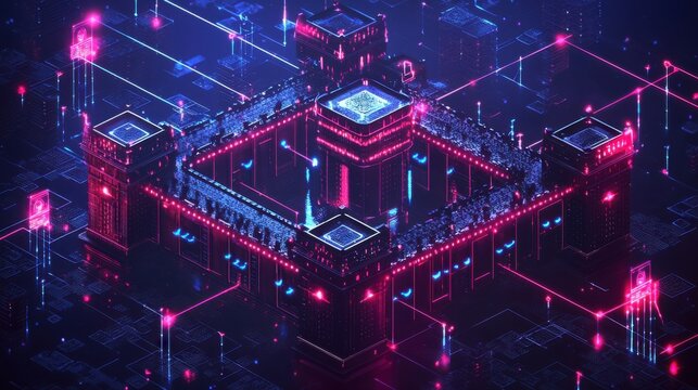 Quantum algorithms shielding cybersecurity networks in futuristic digital landscapes
