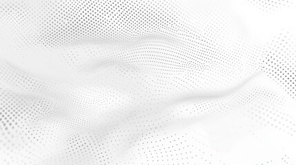 Dot white gray wave light technology texture background. Abstract big data digital concept.