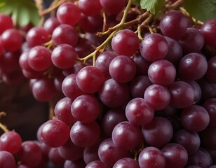 Fototapeta premium Red grapes fruit