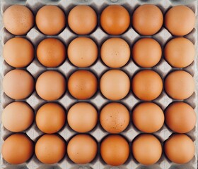 신선한 갈색계란, 음식, 요리재료 