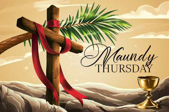 Maundy Thursday Illustration Art Print