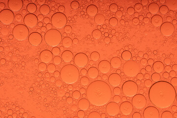 Macro Microscope red bubble texture close-up blood liquid, red macro bubbles Backgrounds red water...