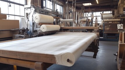 Fabric Production in a Vintage Mill