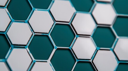 Abstract Hexagon Pattern  Tech Background  Digital Design  Circuit Board  Geometric Textur