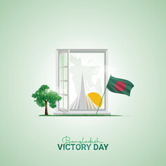 December 16, Happy Victory Day of Bangladesh. Creative Victory day.