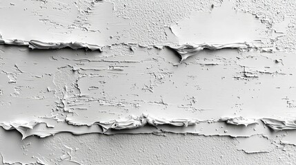 Obraz premium White Impasto Texture: Abstract Art Background, Monochrome Paint Design, Visual Graphic Resource