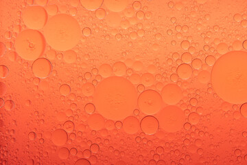 Macro Microscope red bubble texture close-up blood liquid, red macro bubbles Backgrounds red water drops on glass, Abstract Backgrounds