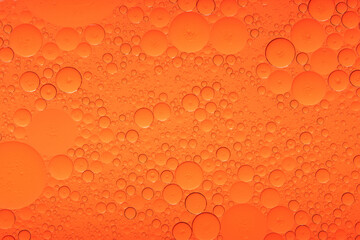Macro Microscope red bubble texture close-up blood liquid, red macro bubbles Backgrounds red water drops on glass, Abstract Backgrounds, close up Red oil drop for cosmetic
