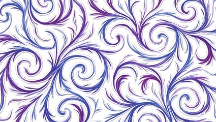 Seamless floral pattern background. Generative Ai.