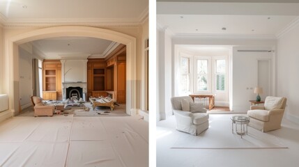 Stunning Room Transformation Showcasing Dramatic Style Changes