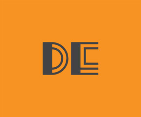 D and E logo design. DE abstract Letters Logo Monogram. This logo design is the process of creating a visual symbol that represents a brand, company, or individual.