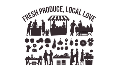 Food Farm vector logo icon clipart 