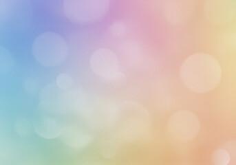 Obraz premium A dreamy, ethereal blend of pastel hues creating a tranquil, abstract scene