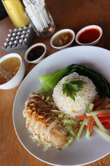 chicken hainan chinese authentic tradisional food