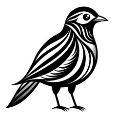 Fototapeta premium Chic Monochrome Bird