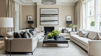 Elegant Living Room Interior Design: Modern Sophistication