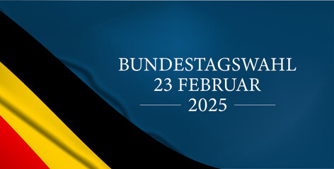 Bundestagswahl 23 februar 2025 Design