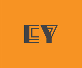 E and Y logo design. EY abstract Letters Logo Monogram. This logo design is the process of creating a visual symbol that represents a brand, company, or individual.