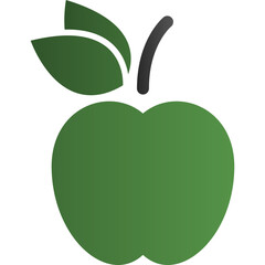 Simple vector icon apple