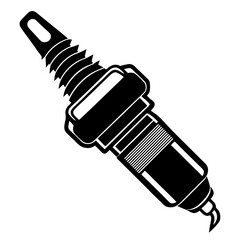  spark plug socket  silhouette vector illustration