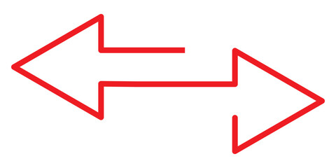File Transfer Arrows. Right and Left side colorful data transfer icons.