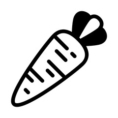 Stylized Carrot Icon