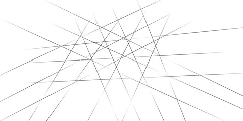 Abstract white background with gradient color and artistic dynamic line. Abstract lines in black and white tone of many squares and rectangle shapes. Movements of triangles, geometric shapes, pattern.