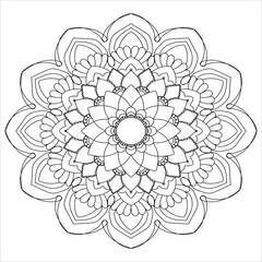 This is a mandala. and line art.