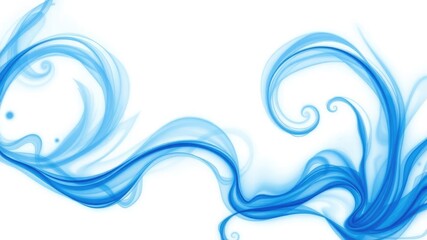 *Ethereal blue swirls on white background, mystical atmosphere, gentle colors, serene environment