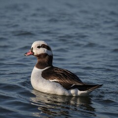 Fototapeta premium Create a folk tale about how the Long-tailed Duck got its unique tail feathers.