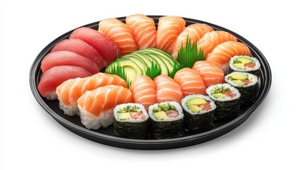 Delectable Sushi Platter: A Culinary Masterpiece